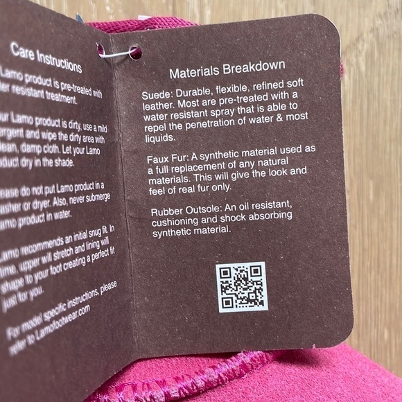 Nwt LAMO Kids Classic Suede Waterproof Boots - 7C - Picture 7 of 7